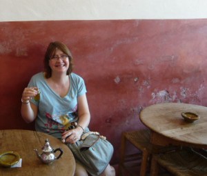 Tea in a Marrakech cafe